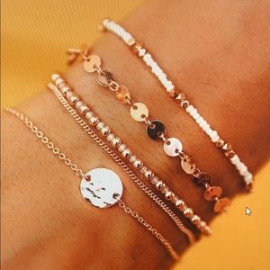 NWT RoseGold Rush Pk PuraVida bracelet Aspyn Ovard